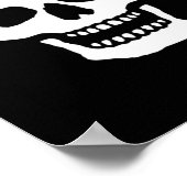 Scary Laughing Skull Poster (Hoek)