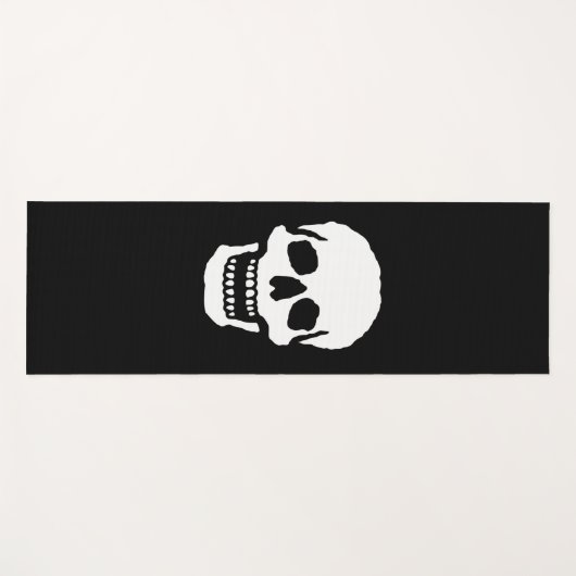 Scary Laughing Skull Yogamat (Voorkant (horizontaal))