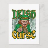 Scary Leprechaun Irish Curse St Patricks Day Briefkaart (Voorkant)