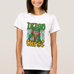 Scary Leprechaun Irish Curse St Patricks Day T-shirt