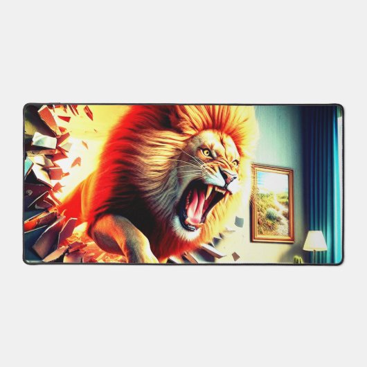 Scary Lion Bureaumat (Voorkant)