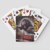 Scary Lion Pokerkaarten (Achterkant)
