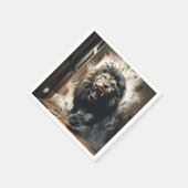 Scary Lion Servet (Hoek)