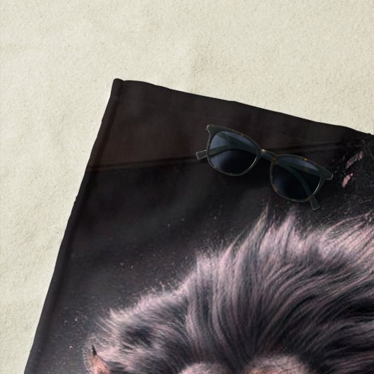 Scary Lion Strandlaken (In situ)