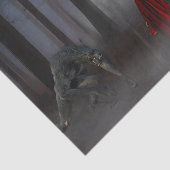 Scary Little Red Riding Hood Werewolf Tissuepapier (Detail)