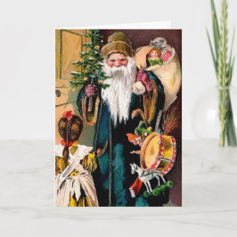  Scary-look Santa Holiday-Kaart Feestdagen Kaart