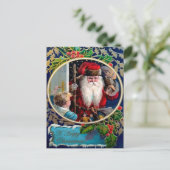  Scary-look Santa kerstBriefkaart Briefkaart (Staand voorkant)