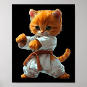 Scary Martial Arts Fighter Karate Boxer Comt Kung Poster (Voorkant)