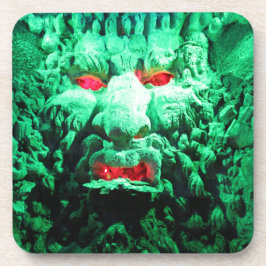 Scary Mask Face in Rock Face Drankjes Onderzetter