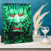 Scary Mask Face in Rock Face Fotoplaat (Zijkant)