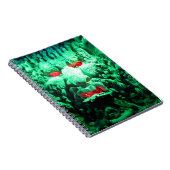 Scary Mask Face in Rock Face Notitieboek (Rechterzijde)