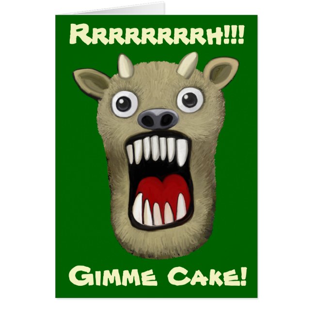 Scary Monster - Gimme Cake (Voorkant)