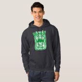 Scary Monster - Groen Hoodie (Voorkant volledig)