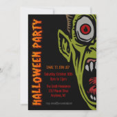 Scary Monster Halloween Party nodigt uit Kaart (Voorkant)