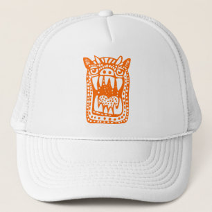Scary Monster - Oranje Trucker Pet