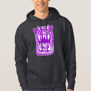 Scary Monster - Paars Hoodie