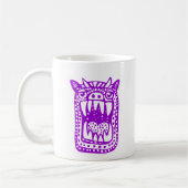 Scary Monster - Paars Koffiemok (Links)