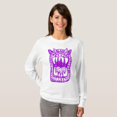 Scary Monster - Paars T-shirt (Voorkant volledig)