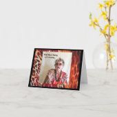 Scary Mood Swings Folded Wenskaart Kaart (Gele Bloem)