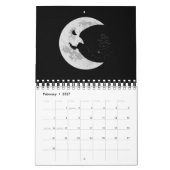 Scary moon en vleermuizen kalender (Feb 2027)