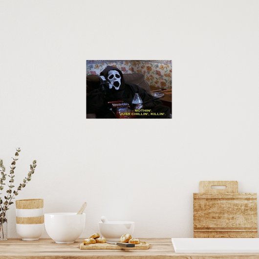 Scary Movie Scream Poster (Keuken)