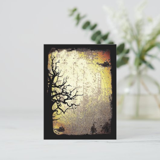 Scary Night Briefkaart (Staand voorkant)