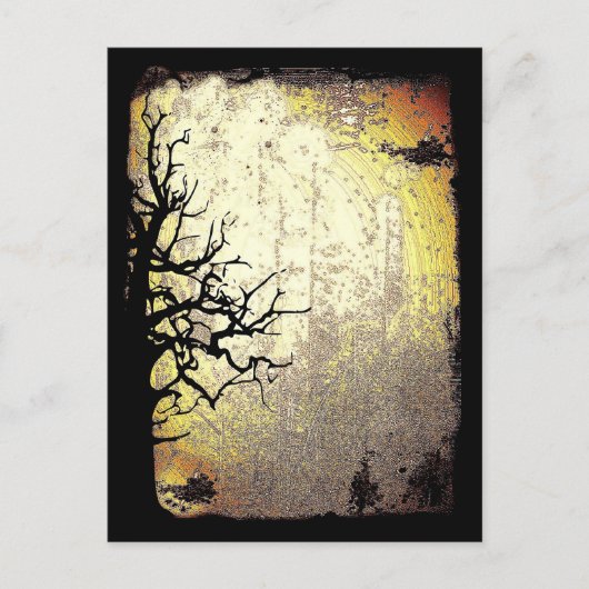 Scary Night Briefkaart (Voorkant)