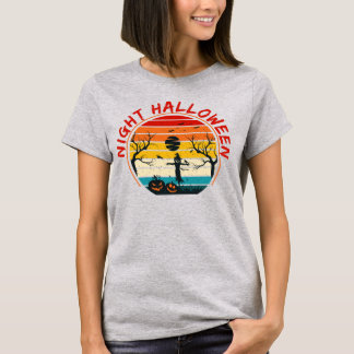 Scary Night Happy Halloween T-shirt