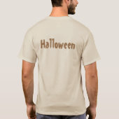 Scary Night Witch Halloween T-Shirt voor Mannen Jo (Achterkant)