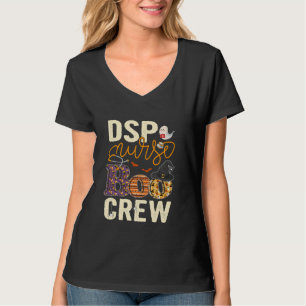 Scary Nurse Halloween Ghost Spider DSP Nurse Boo C T-shirt