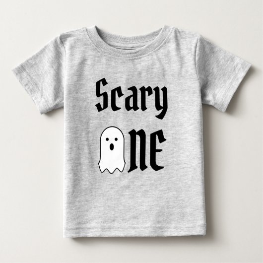 Scary One 1st Birthday Baby T-Shirt (Voorkant)