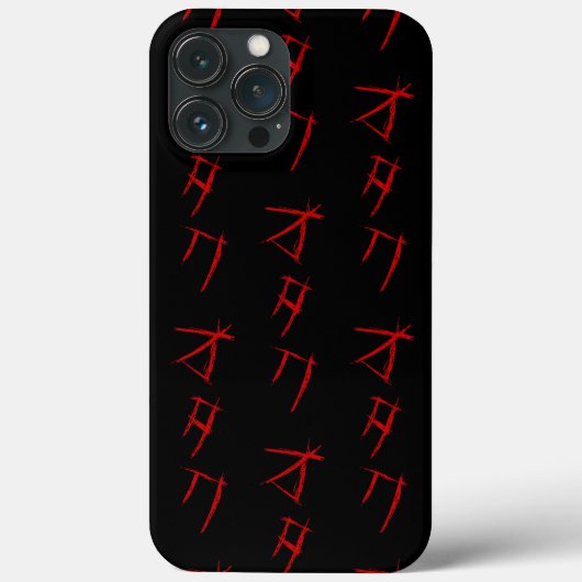 SCARY OTAKU オ タ ク Case-Mate iPhone CASE (Achterkant)