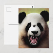 Scary Panda Beer Briefkaart (Voorkant / Achterkant)