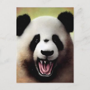 Scary Panda Beer Briefkaart