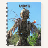 Scary Personalized Zombie Notitieboek (Voorkant)