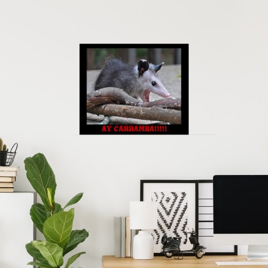 Scary Possum - Poster (Thuiskantoor)