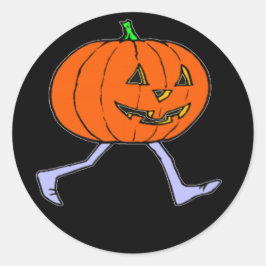 Scary Pumkin Ronde Sticker
