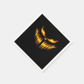 Scary Pumpkin Halloween Face Gift Idee Servet (Hoek)