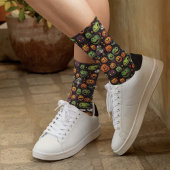 Scary Pumpkin Halloween Sokken