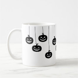 Scary Pumpkin hanging Koffiemok