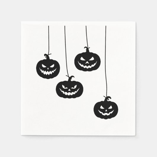 Scary Pumpkin hanging Servet (Voorkant)
