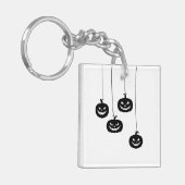 Scary Pumpkin hanging Sleutelhanger (Voorkant Links)