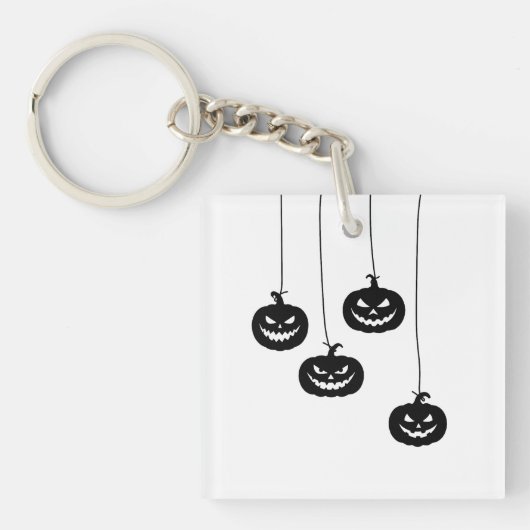 Scary Pumpkin hanging Sleutelhanger (Voorkant)