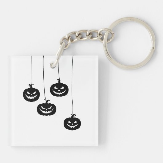 Scary Pumpkin hanging Sleutelhanger (Achterkant)