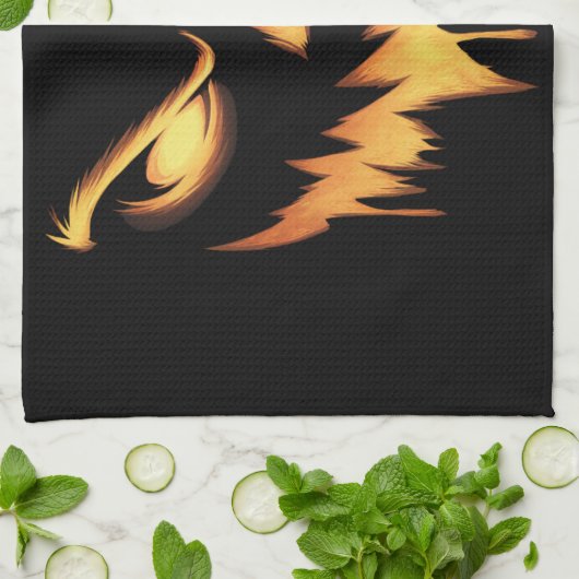 Scary Pumpkin Jack O Lantern Face Halloween Theedoek (Gevouwen)