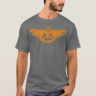 Scary Pumpkin Jack O Lantern Spooky Halloween  T-shirt