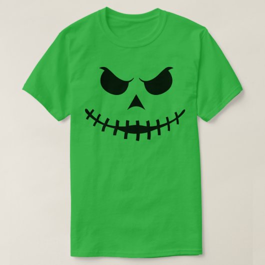 Scary Pumpkin, JackOLantern, Halloween Costume T-shirt (Design voorkant)