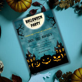 Scary Pumpkin Night Volwassen Halloween Kostuumfee Kaart