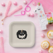 Scary Pumpkin Papieren Bordje (Feest)