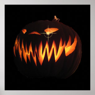 Scary Pumpkin-Poster Poster